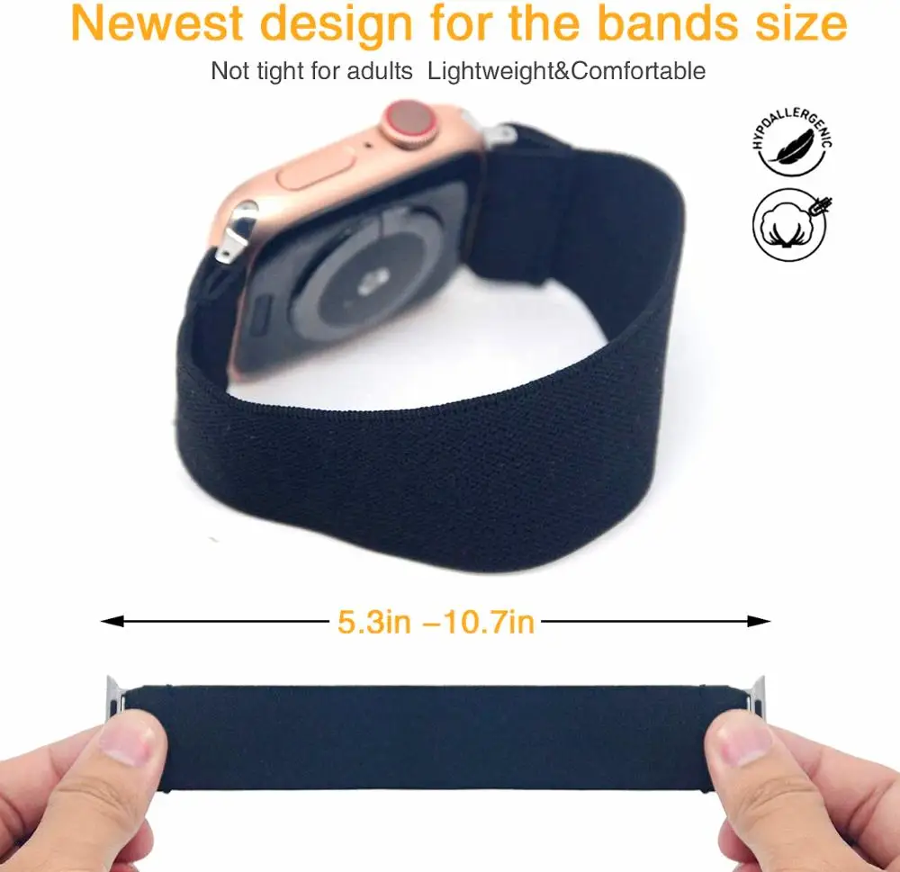 Ремешок для Apple watch band 44 мм 40 женский браслет iWatch 38 42 apple series 3 4 5 se 6 | Наручные часы