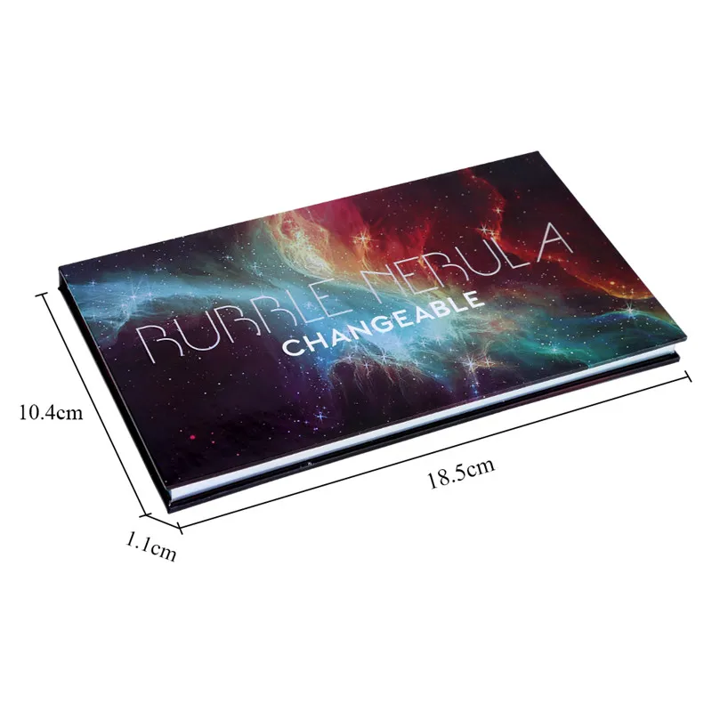 Сменные Пузырьковые туманности 18 цветов Тени для век макияжная палитра масляные