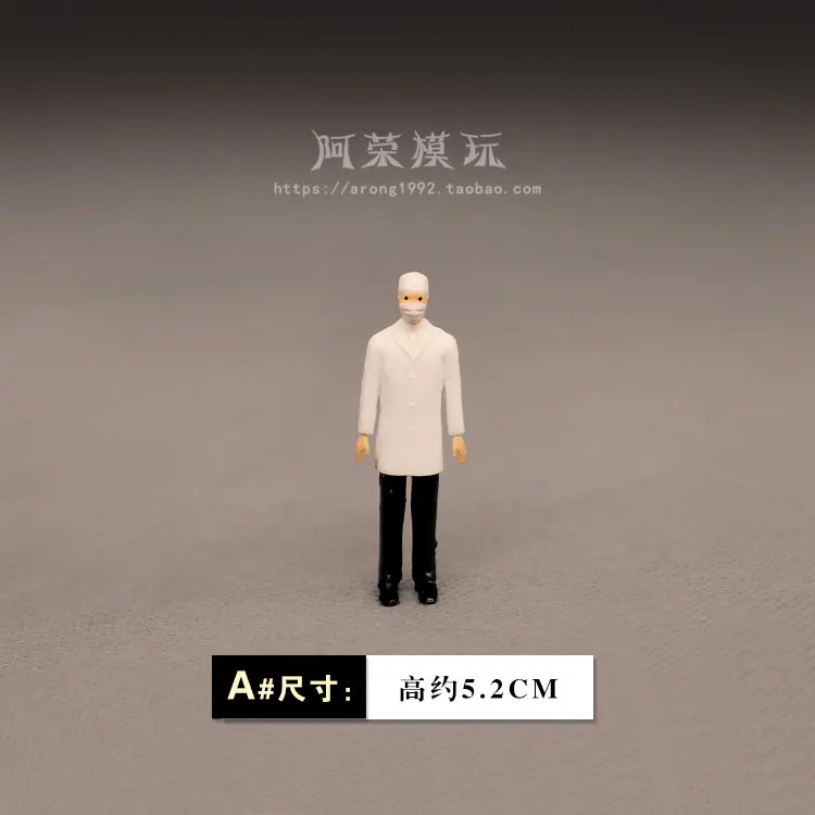 

Anime Figure Rescue Medical Team Model Protective Suit Doctors Nurse Fairy Garden Miniatures Decor Action Figures Figurines Toys