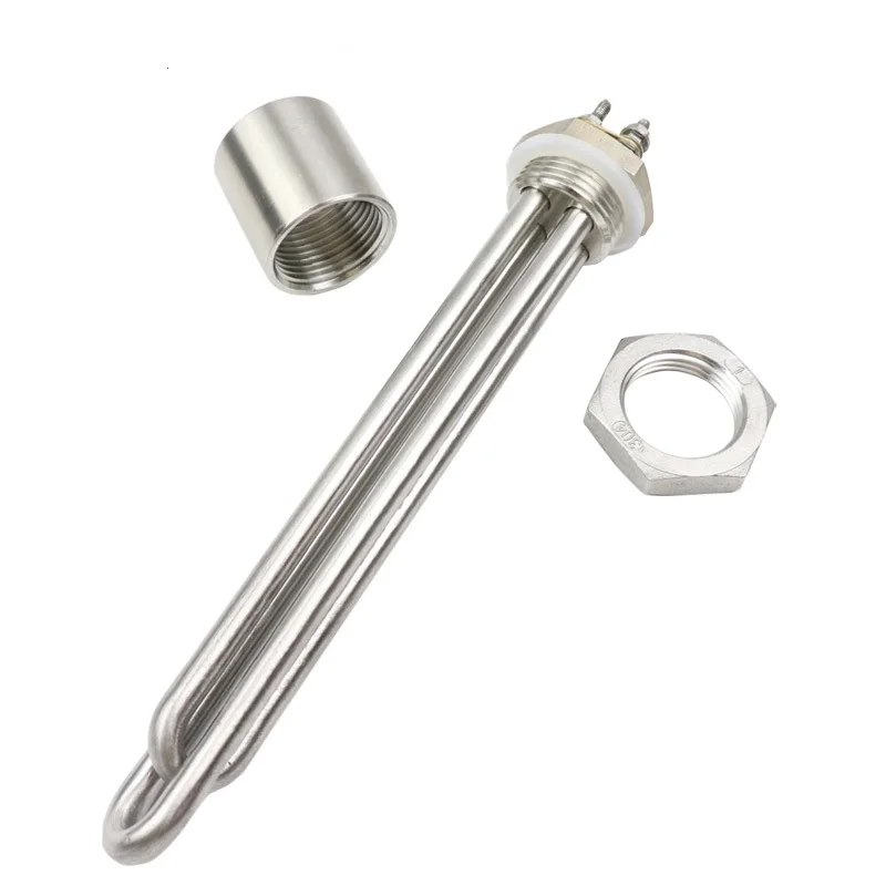 Elemento de Aquecimento de Água Aquecedor de Água Aquecedor 48v Imersão Tubular Dn25 Fio Solar Resistência 12v – 24v 36v