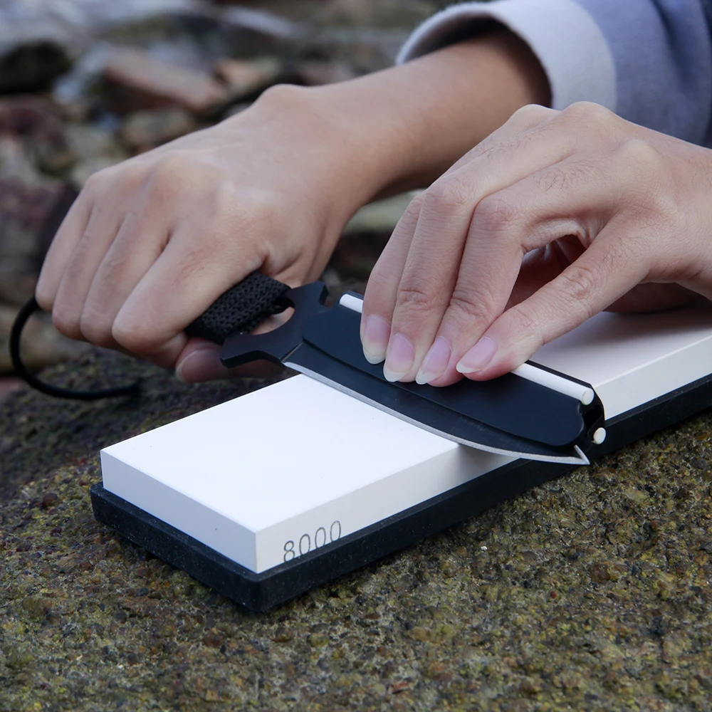 8000 # тонкой заточки полировки Кухня Ножи точилка воды хонинговальный камень