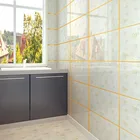 Самоклеящаяся клейкая лента для плитки, 50 м, водонепроницаемая клейкая полоска для стен, стен, уплотнения