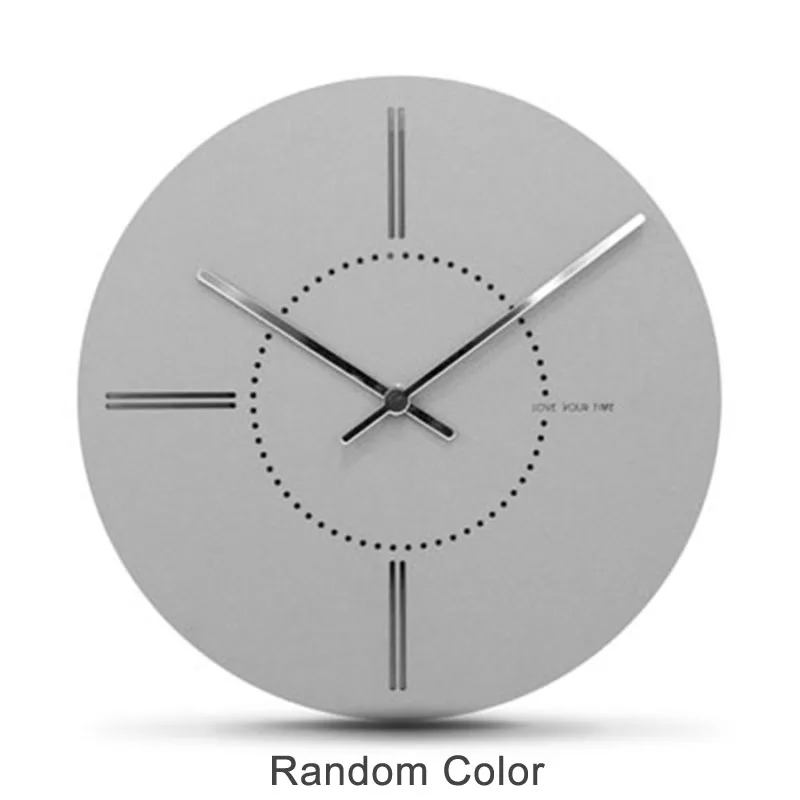 Классические винтажные круглые Настенные часы современные пластиковые с