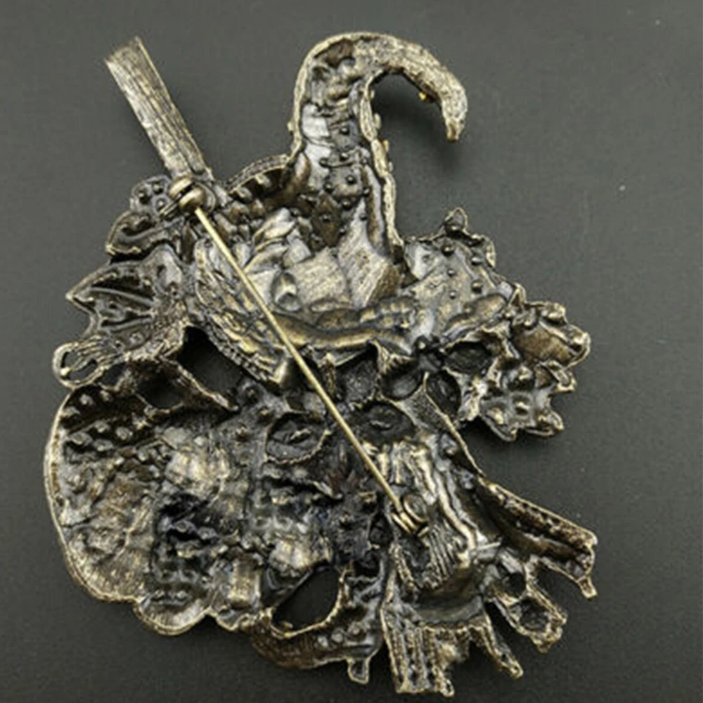 100 шт./индивидуальное серебряное покрытие Стразы для Хэллоуина черная шляпа и