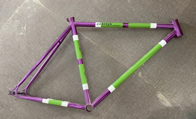 

cool price Original oddityk Crom steel Drawing paint fixed gear bicycle frame
