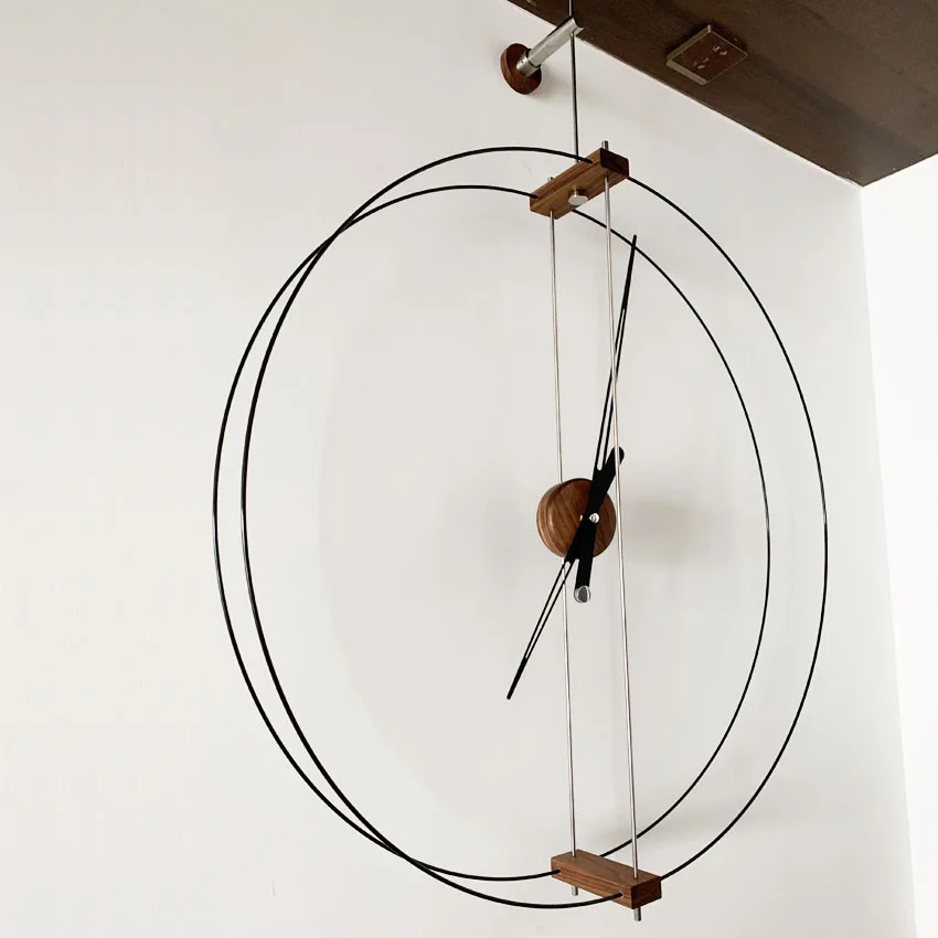 Металлические 3d большие настенные часы в европейском стиле креативный