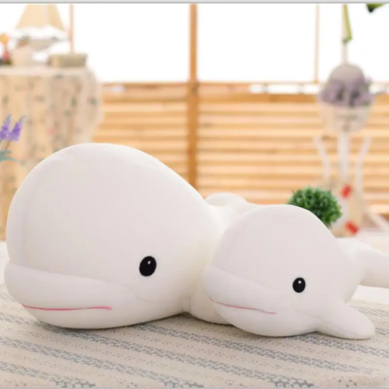 26 65 см забавная мягкая белая акула плюшевая игрушка набивная Милая подушка для