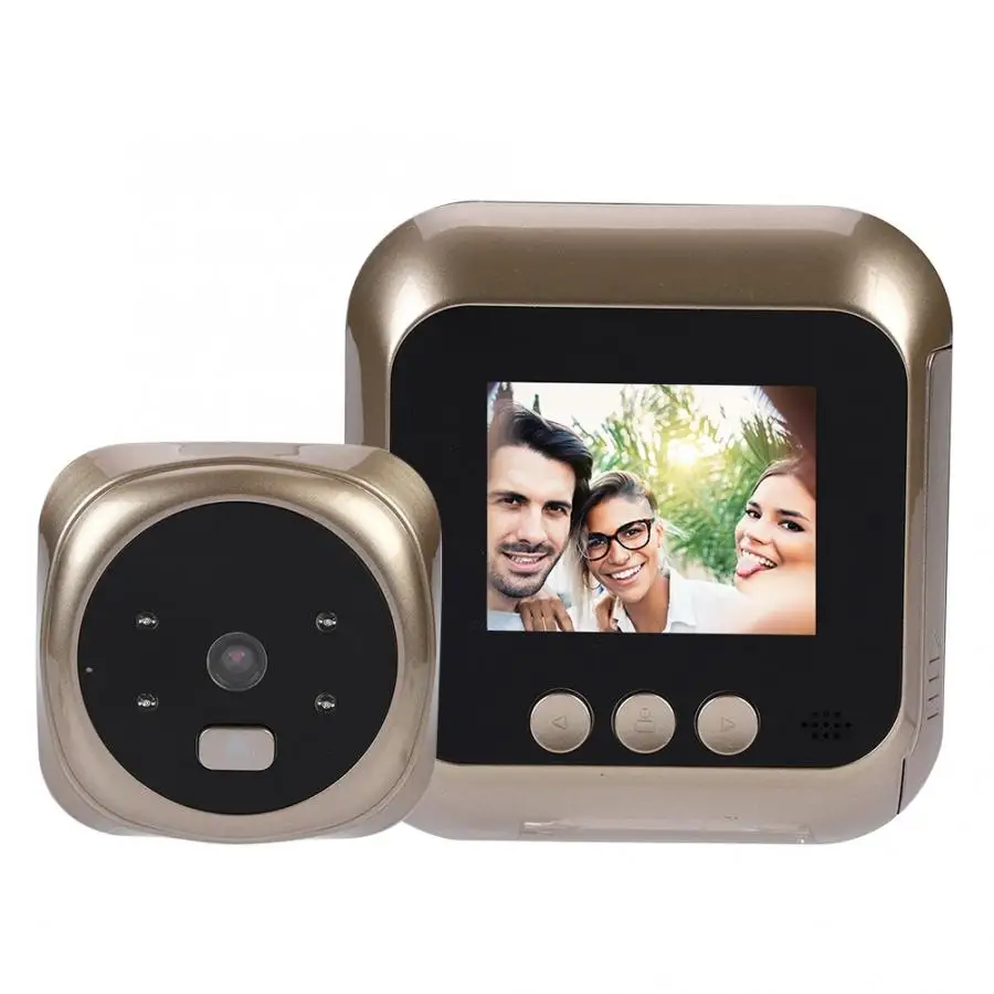 2.4 Inch HD LCD Color Screen Digital Display Home Smart Doorbell Security Camera Electronic Door Viewer Bell | Безопасность и