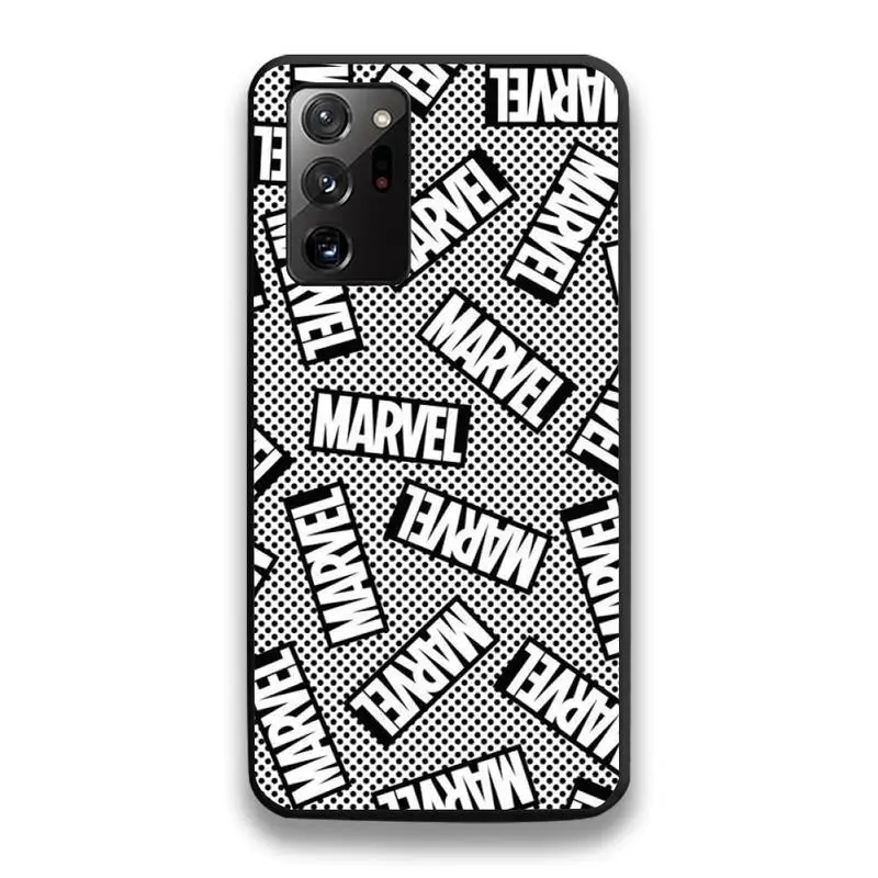 

Fashion Mainstream MARVEL Phone Case For Samsung Galaxy Note20 ultra 7 8 9 10 Plus lite M51 M21 M31 J8 2018 Prime