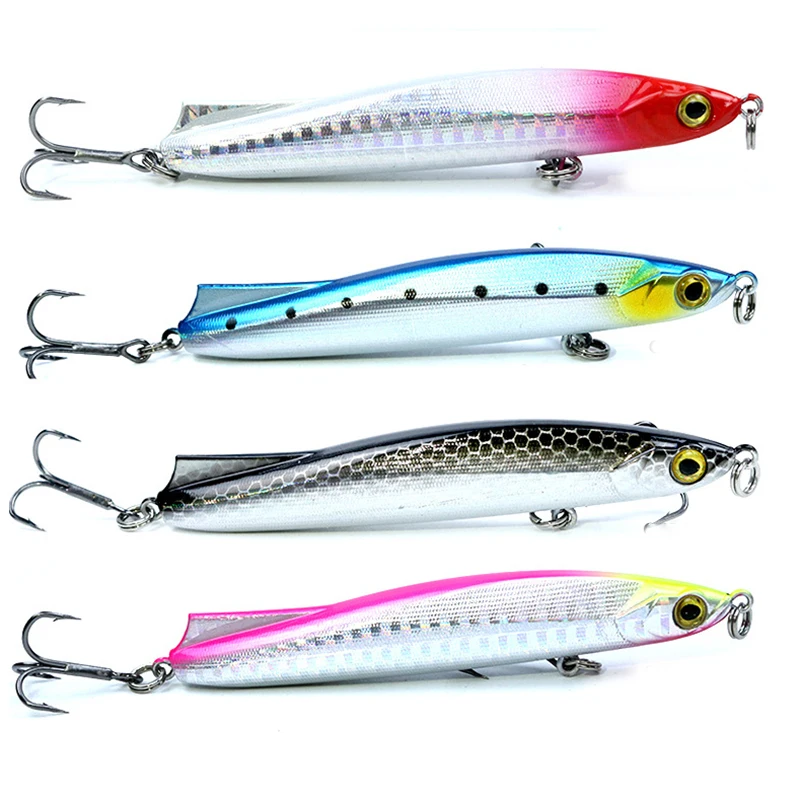 Искусственная Вибрирующая блесна 9 см Тонущая рыболовная карандаш с плавными