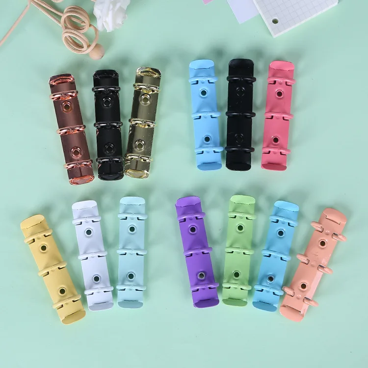 

1 шт. прозрачный ПВХ блокнот с отрывными листами Цвет Металл 3-hole мини Вкладные листы катушка ручной Леджер оболочки милый блокнот канцелярс...