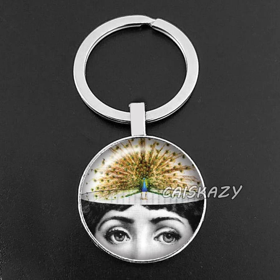 Новый Ретро брелок богиня Лина для лица модный мужской и женский кошелек сумка