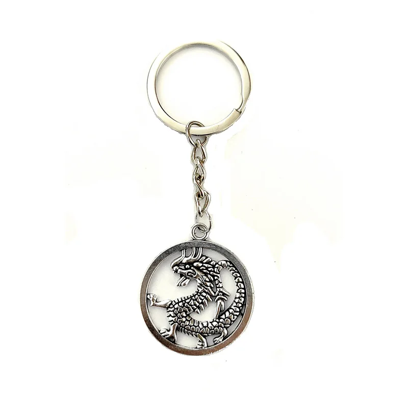 

New Cute Keychain Series Domineering Alloy Dragon Model Key Chain Best Gift for Boyfriend germ free key haikyuu keychain