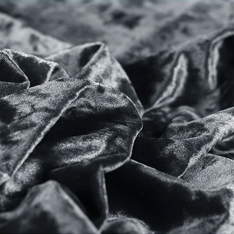 160 см широкая однотонная шелковая бархатная ткань с алмазным узором для платья