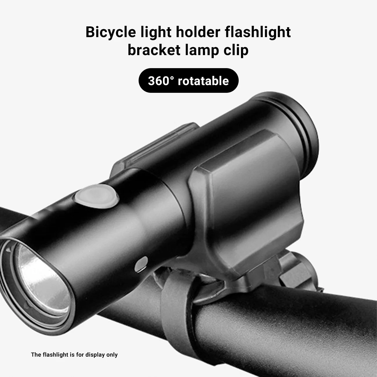 

Bicycle Light Holder Bike Lantern Bracket Flashlight Torch Mount Clamp Lamp Clip Cycling LED Lights Device Installation Parts