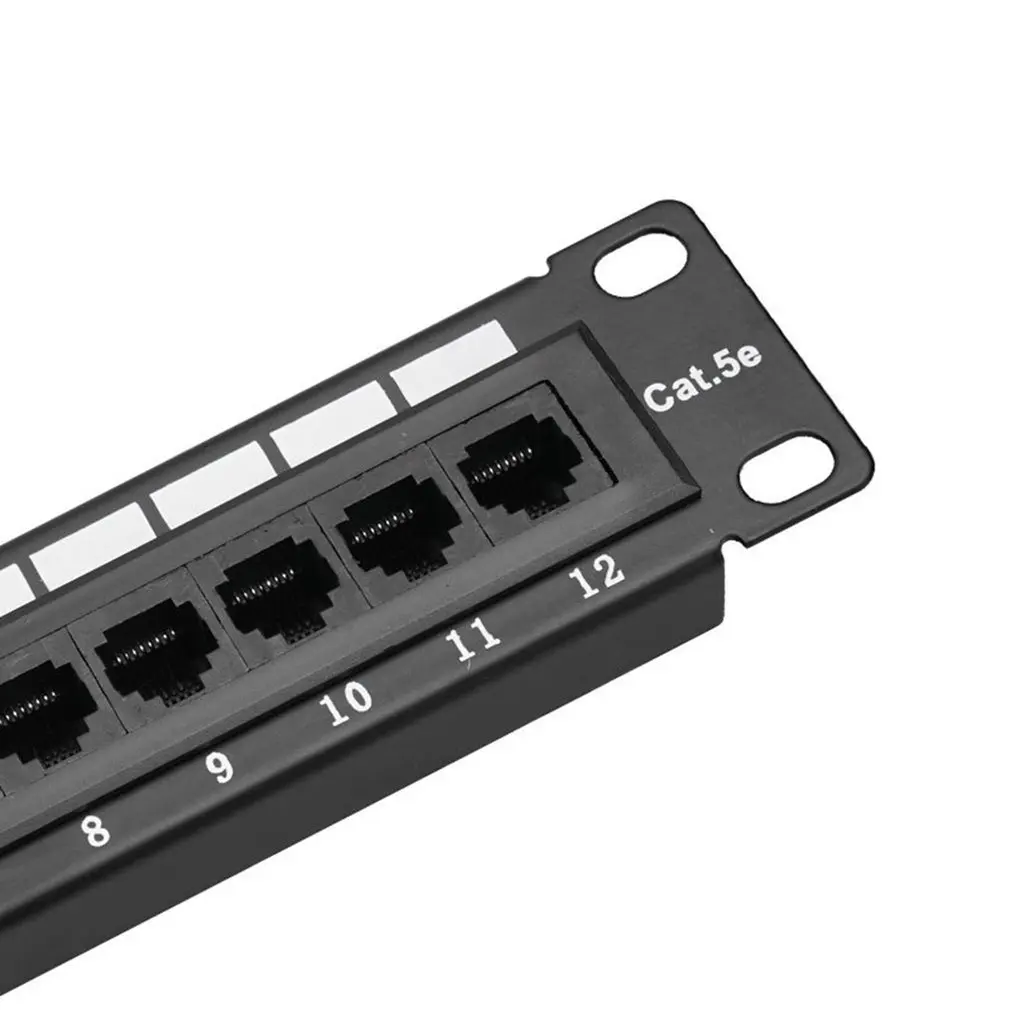 network tool kit professional 12 port cat6 patch panel rj45 networking wall mount rack with wall mount bracket free global shipping