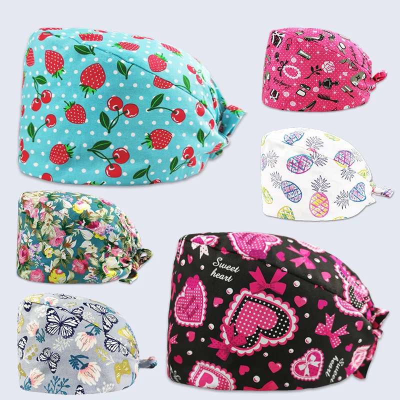 Регулируемая Шапочка для врачей стоматологии медицинских работников женская