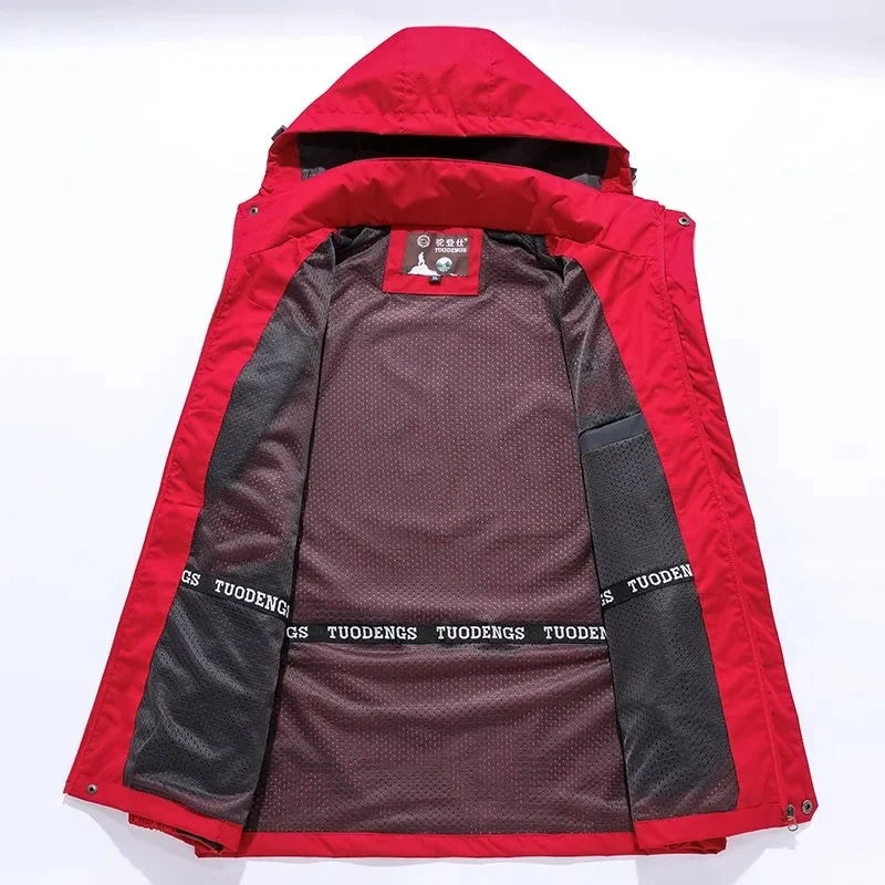 Куртка женская однотонная Толстая с капюшоном водонепроницаемая теплая