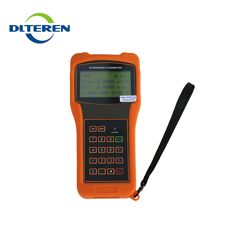 

Dalian Teren Digital Portable Ultrasonic Flowmeter with Built-in Printer Handheld Flow Meter Tester with 3 Size High Temperature