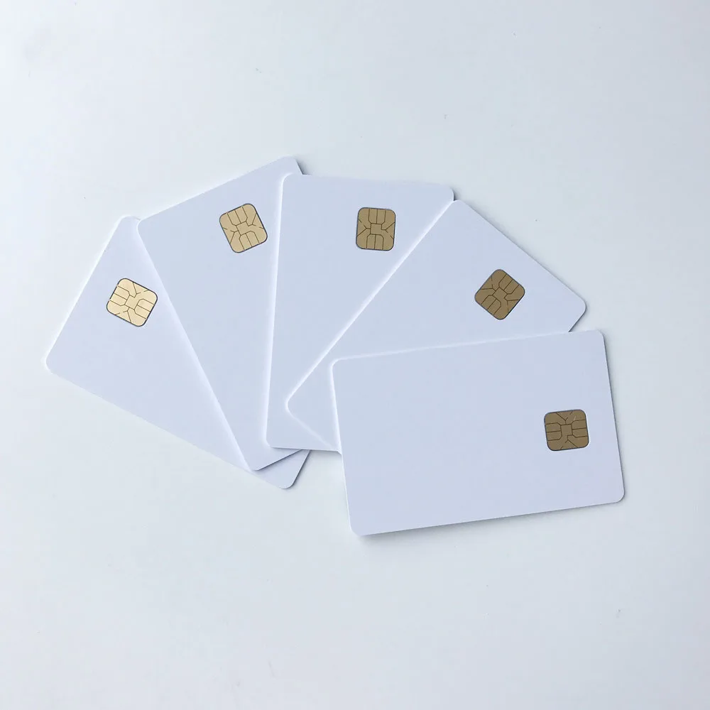 2000 шт./лот печатная заготовка ПВХ Smart IC карта с чипом Sle/FM4428 для струйного принтера