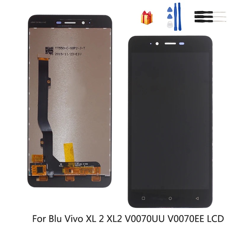 Для Blu Vivo XL 2 XL2 V0070UU V0070EE сенсорный экран ЖК дисплей дигитайзер полная сборка