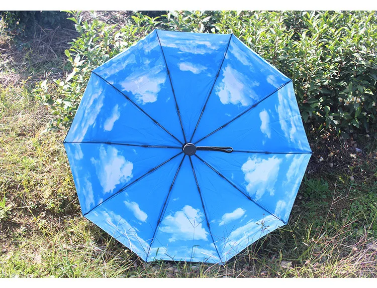 Женский зонт с защитой от ультрафиолета и дождя полностью автоматический солнца