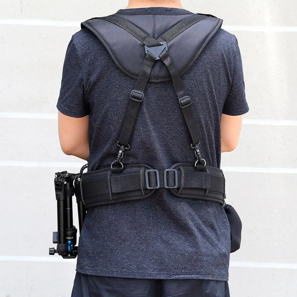 Многофункциональный комплект PULUZ с двойными плечами Мягкий ремень поясной