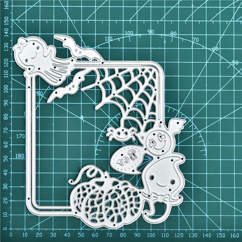 DiyArts рамка штампы Хэллоуин металлические Скрапбукинг альбом украшения Ремесло