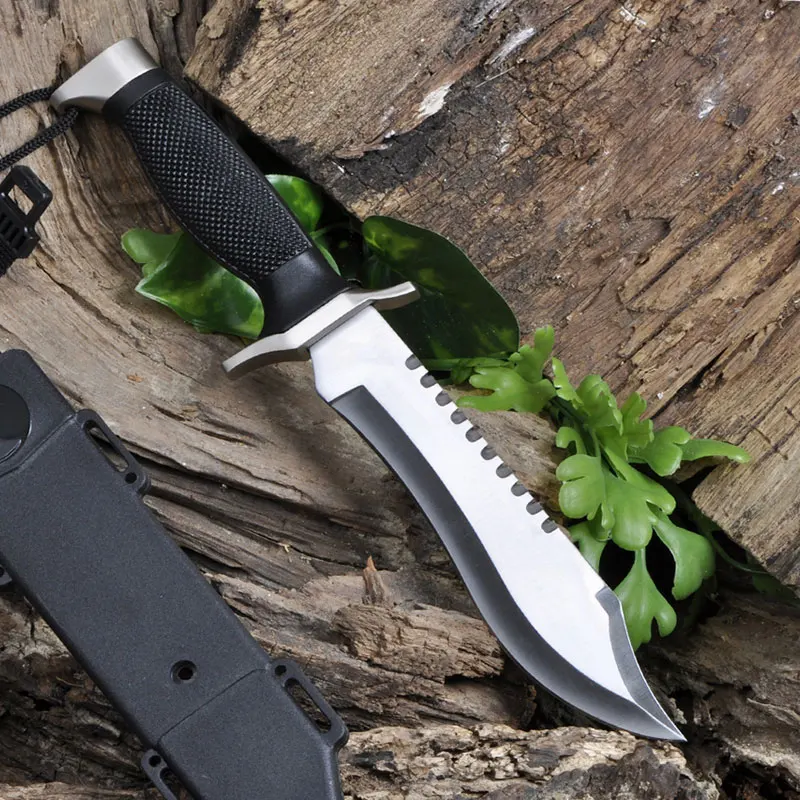 

Outdoor 7cr17mov Blade Composite Fiber Tactical Fixed Blade Hunting Jungle Utility Survival Camping Straight Self Defense Tool