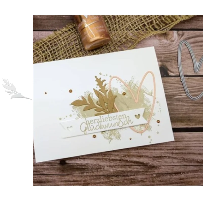 

Wheat Ears Greeting Card Make Albums Metal Cutting Dies DIY Scrapbooking Craft Embossing Stamp Stencil Make Albums