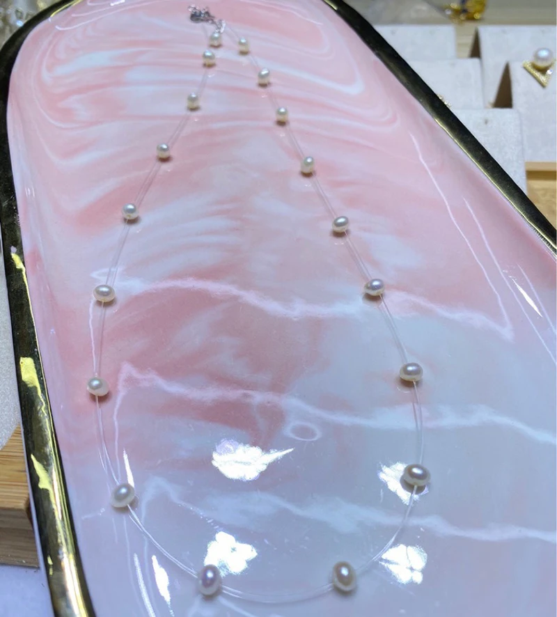 

Summer Hot Sale Freshwater Pearl Necklace 210327-08