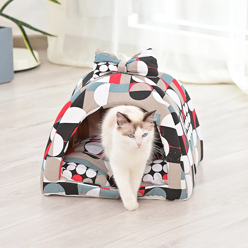 Домик для домашних питомцев мягкая кровать кошек и собак собачье гнездо питомник