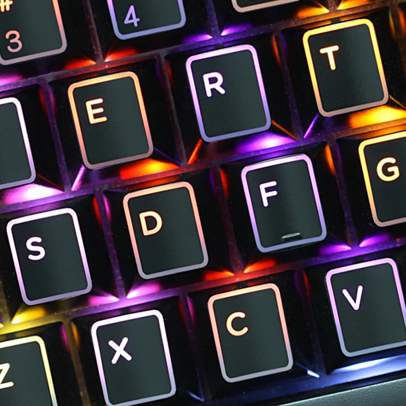 Механическая клавиатура из АБС пластика с подсветкой клавиш Кепки для MX