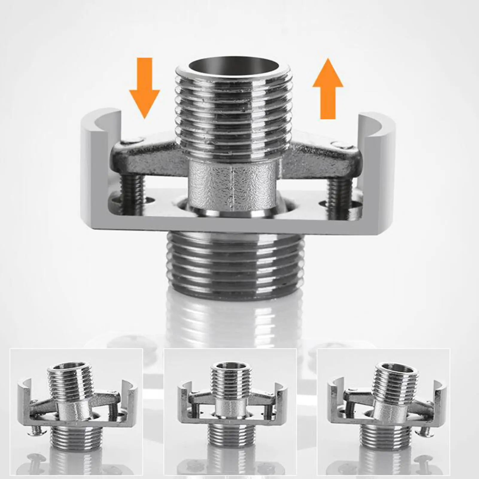 

high Quality Stainless Steel Universal Adjustable Copper Household Bathroom Shower Head Bracket Accessories