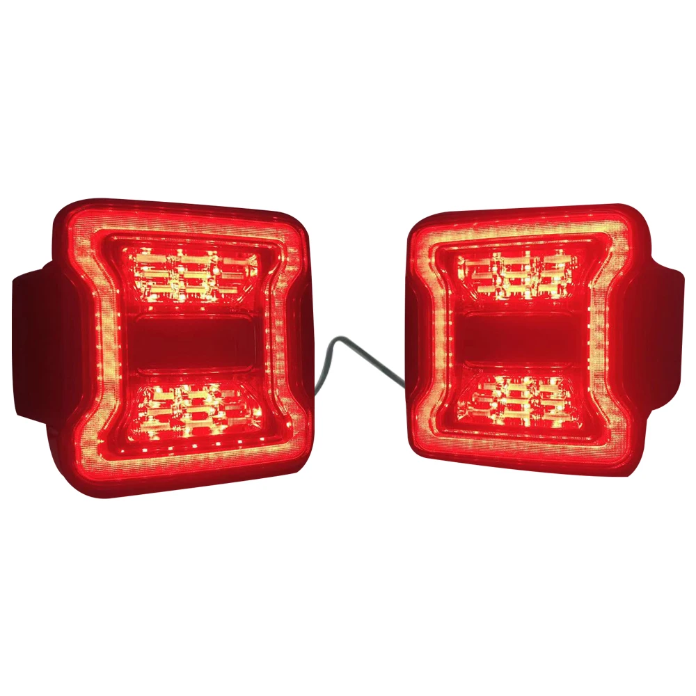 

1 pair ABS Led taillight rear lights US or Euro edition for jeep for wrangler JL 2018+ JL1163