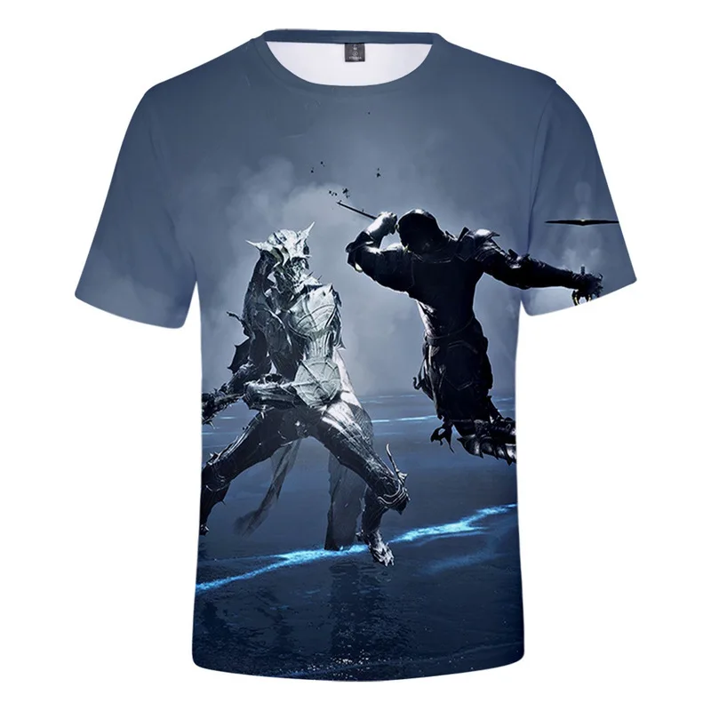 

2021 New Mortal Shell 3d Print T-shirt Casual Fashion Top T Shirts Hip Hop Streetwear Fashion Short Sleeve Shirts Large Size Top