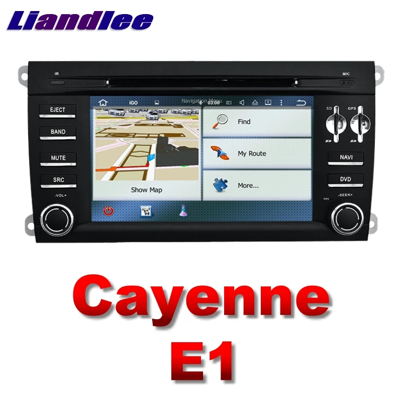Автомобильный мультимедийный плеер Liandlee NAVI для Porsche Cayenne E1 2002 ~ 2010 автомобильная