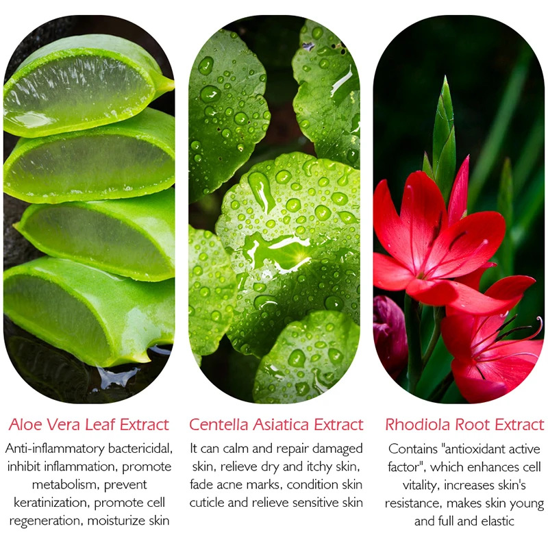 VIBRANT GLAMOUR Face Cream Serum Protein Repair Anti-Wrinkle Reduce Red Blood Anti-allergy Aloe Hydration Moisturizing Skin Care | Красота и