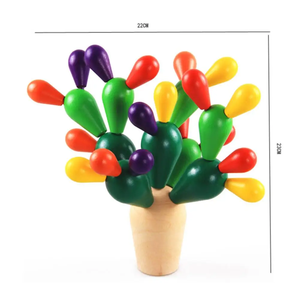 Детский Деревянный конструктор игрушка для сборки и разборки колючая груша