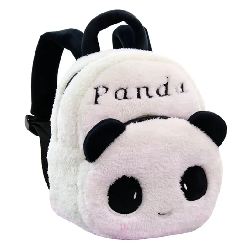 

Cute Kawaii Panda Plush Bag Mini Small Backpack Children School Bags for Girls Boys Kindergarten Preschool Backpacks