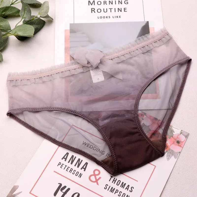 SP &amp CITY постепенная смена цвета сексуальные кружевные трусики Прозрачное нижнее