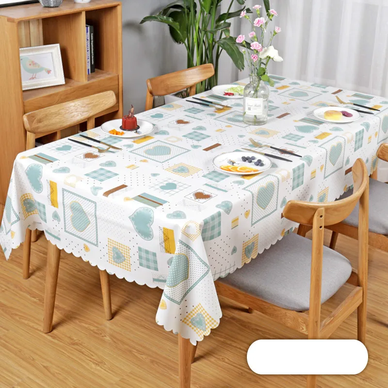 Скатерть из ПВХ водостойкая маслостойкая прямоугольная в клетку | Дом и сад