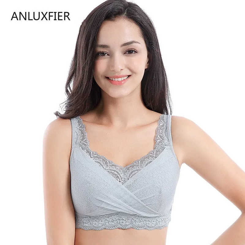 

H9674 Special Artificial Boobs Lace Bra After Breast Cancer Surgery Without Steel Ring Bras Underwear Surgical Resection Bra