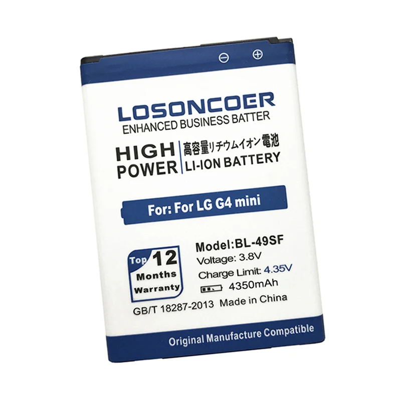 LOSONCOER BL-49SF Замена Батарея для LG G4 Beat G4C G4s G4 мини H515 H525N H731 H734 H735 H735L H735T H735TR H736 H736P
