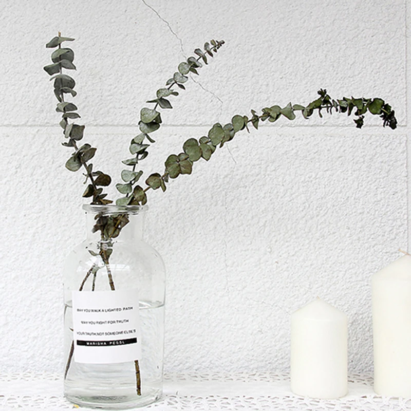 

10 Piece Simulation Green Plants Eucalyptus Leaf Branch Artificial Fake Flower Wedding Shooting Prop Home Decoration Garland NEW