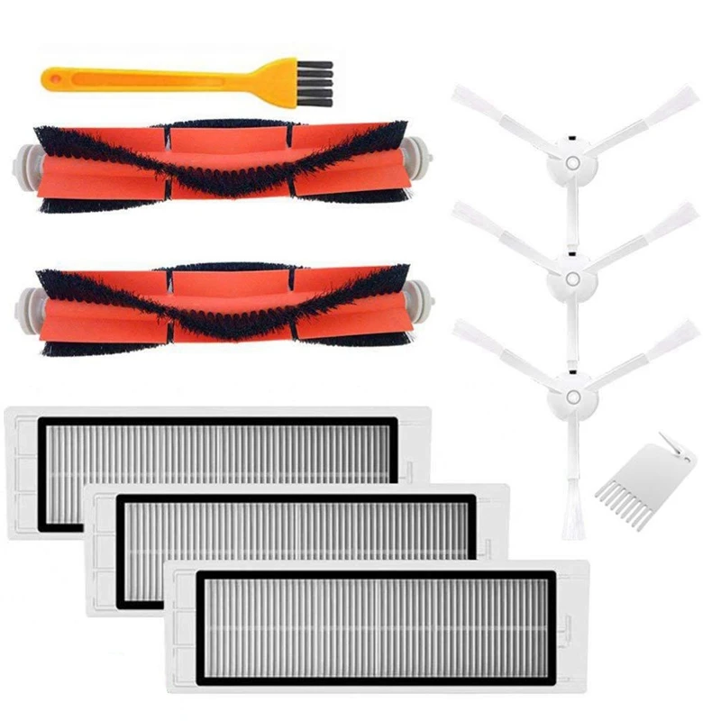 

Запчасти для пылесоса Xiaomi 2 Roborock S50 S51, боковая щетка, HEPA фильтр, основная щетка, сменные детали