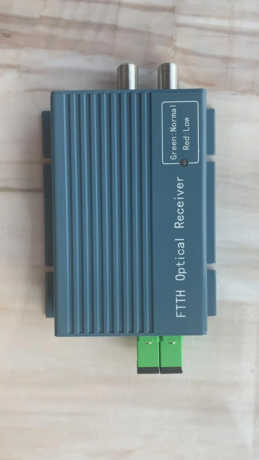 Волоконно оптический приемник алюминиевый CATV FTTH AGC SC APC дуплексный разъем с 2