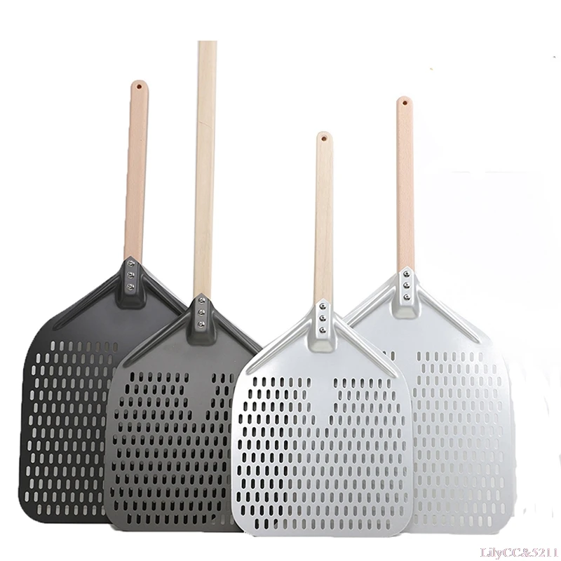 Лопатка для пиццы с деревянной ручкой 12/14 дюйма | Дом и сад