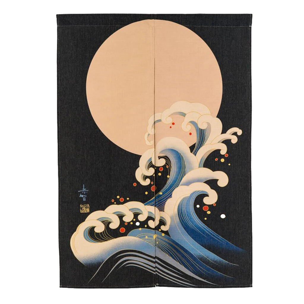 Японская оконная занавеска длинная Noren кухонная настенный гобелен