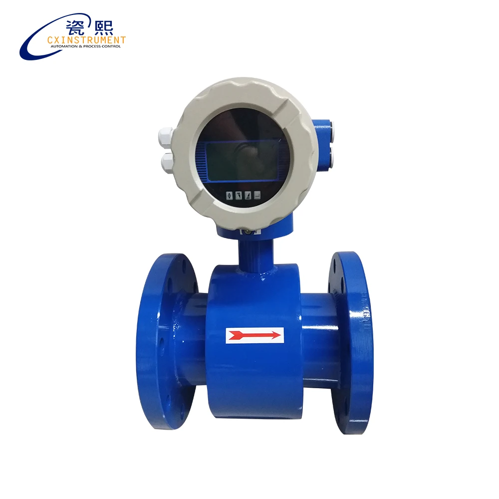 DN65 электромагнитный расходомер из углеродистой стали с импульсом и выходом 4 20